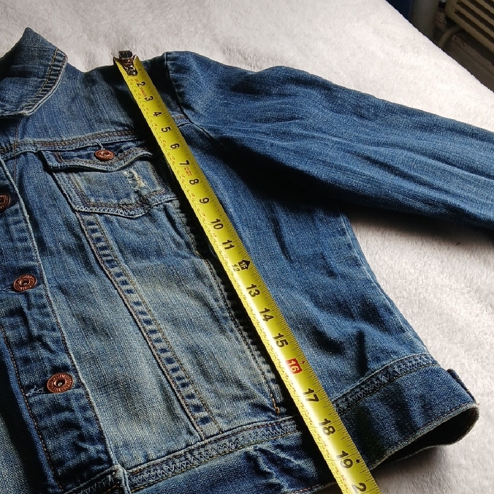 Aeropostale Blue Washed Denim Jacket - Picture 12 of 15